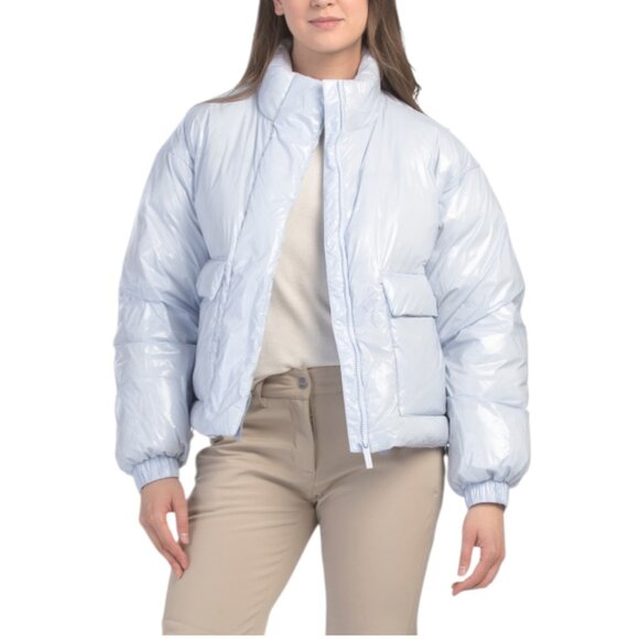 Sweaty Betty Jackets & Blazers - SWEATY BETTY Shine Cropped Ski Puffer Jacket